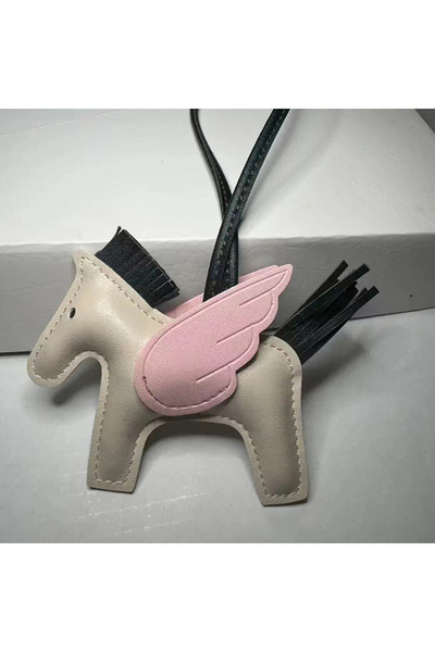 Choice A28 قطعة واحدة قلادة صغيرة من الجلد على شكل ملاك بيغاسوس، إكسسوار أنيق...