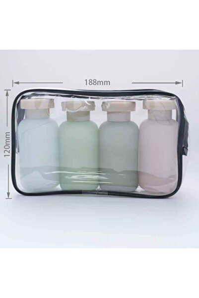 Choice 4PCS 3/4Pcs Set Refillable Bottle 100ml Soft Silicone Lotion Container...