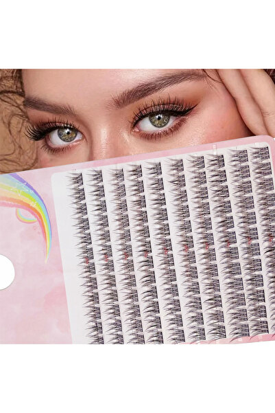 Choice 10 قطع من رموش يويوي الطبيعية المظهر، 120 قطعة، رموش فردية متقاطعة خفي...