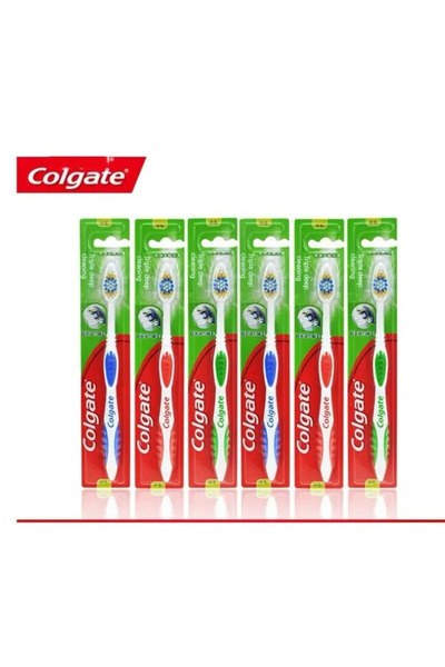 Colgate 6 pcs yssz 6pcs Adult Toothbrushes for Sensitive Gums/Teeth, Manual O...