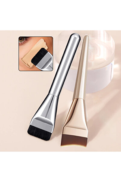 choice2 2pcs 2PCS Ultra-thin one-line foundation brush, crescent-shaped mask ...