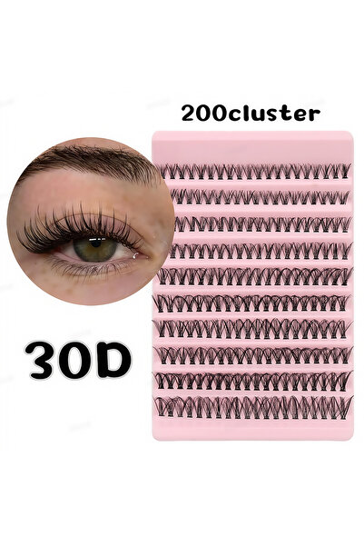 Choice Pink Hot Selling! European & American Super Dense 200 Clusters False E...