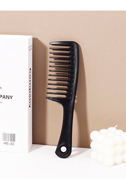 Choice ZhongHaoDDS-Black Wide tooth anti-static plastic comb,ergonomic handle...