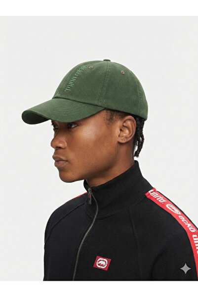 ecko unltd. قبعة بيسبول بارتولو كاكي مطرزة للجنسين