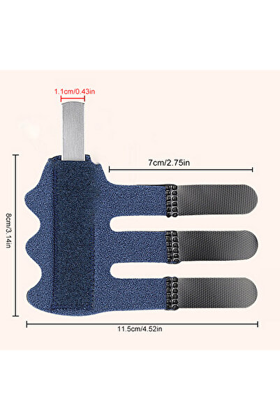 Choice جبيرة إصبع واحدة لتصحيح وضعية الإصبع، داعمة، مسكنة للألم، مثبتة لإصبع ...