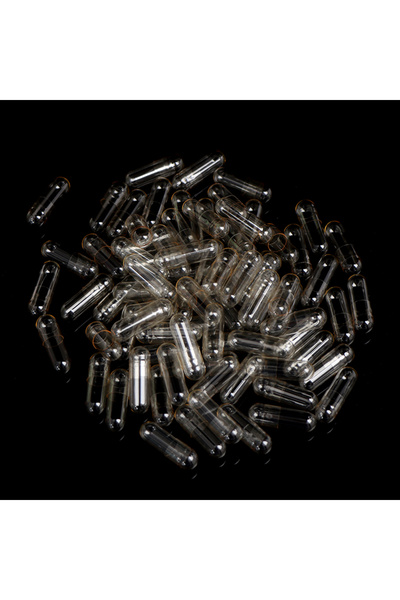 Choice one size 1000PCS Standard Size 0 Empty Capsules! Empty Gelatin Clear C...