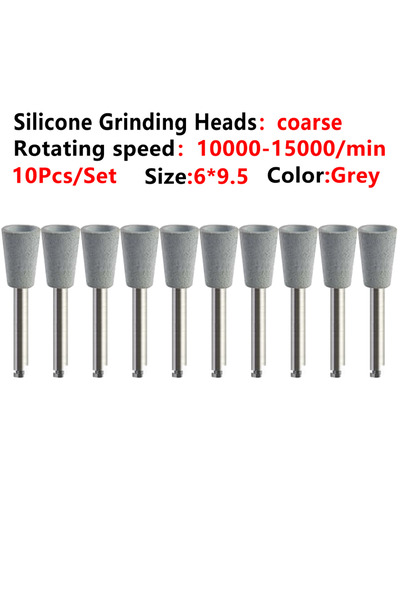 Choice 1-2 10pcs/pack Dental Silicone Grinding Heads brush Teeth Polisher for...