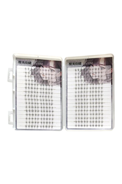 Choice1 20 صفًا 6/10/20 صفًا بدون غراء رموش صناعية سفلية على شكل زهرة عباد ال...