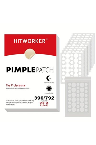 Choice 396pcs 360+36pcs (396pcs) lloid Acne Patches, Day & Night Covers, Non-...