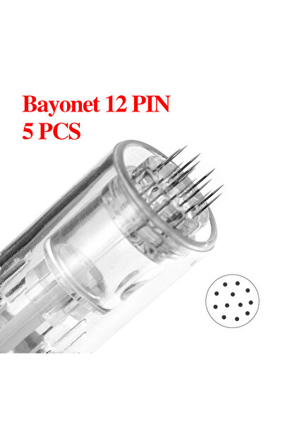 Choice 5 قطع من إبر الخراطيش ذات 12 سنًا لأقلام ديرما ميكرونيدل MYM M5/M7 وN2...