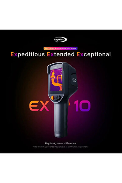 raythink EX10 PRO El Tipi Termal Kamera 160×120 IR AI Süper Çözünürlük 320×240