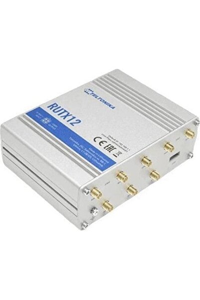 Teltonika RUTX12 Gigabit Ethernet Dual-band (2.4 GHz / 5 GHz) 3G 4G Argintiu