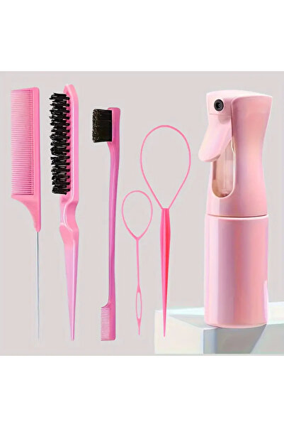 Choice SKMF-C01-13 مجموعة فرشاة شعر مكونة من 6 قطع، زجاجة رذاذ لتصفيف الشعر، ...