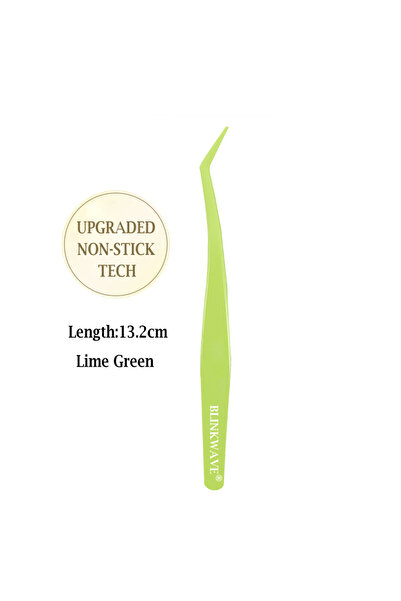Choice Lime Green Anti-Stick Applicator No Glue Eyelashes Non Stick Coated St...