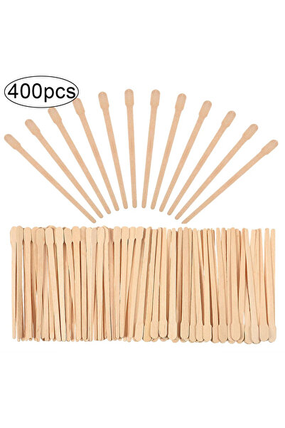 Choice1 C770-400 قطعة، 100/400 قطعة، أعواد شمع الحواجب، ملاعق صغيرة لتطبيق شم...