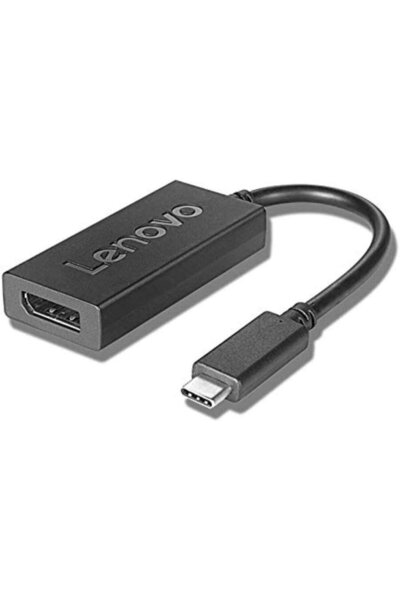 LENOVO Adaptor USB-C > DisplayPort 4K (negru, 20 cm)