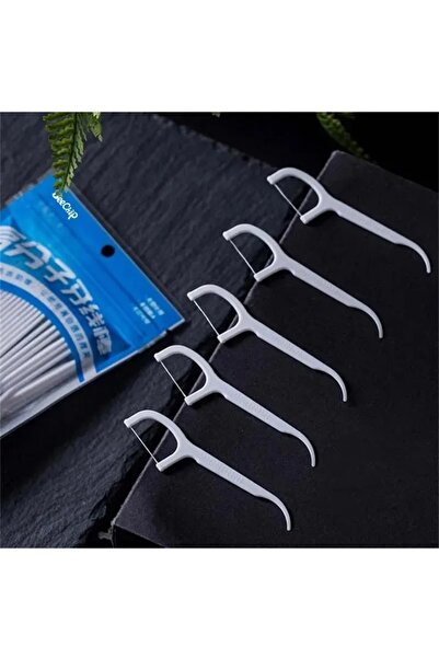 Choice1 Pack of 100 pieces 100 PCS Floss Family Pack Ultra-fine Toothk Dispos...