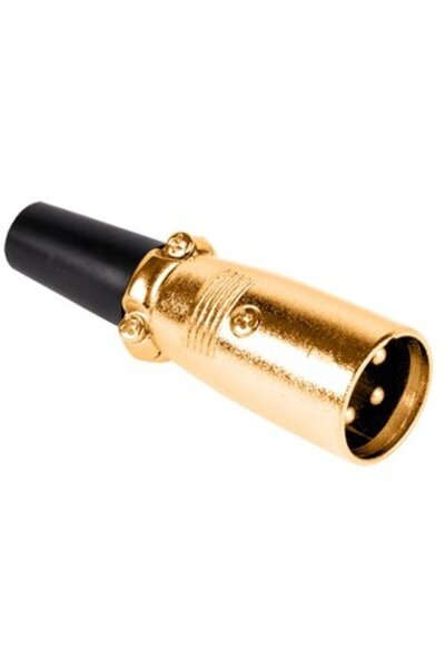 Generic XLR MALE CONNECTOR GOLD