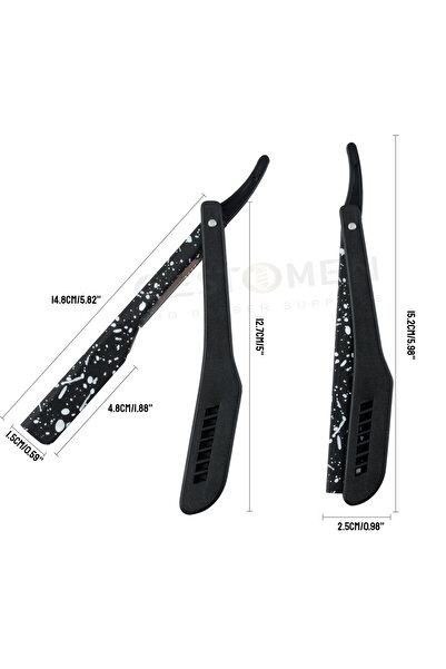 Choice Black 1PC New Men Professional Folding Shaving Razor Camouflage Beard ...