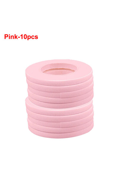 Choice4 شريط لاصق للرموش باللون الوردي - 10 قطع، ذو مسام دقيقة، مناسب لتطويل ...