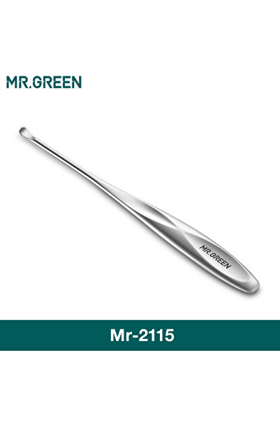 Mr Green Mr-2115 MR.GREEN Stainless Steel Ear Pick with Rounded Edge Easy Cle...