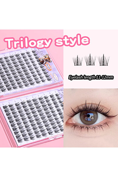 choice2 رموش صناعية LG6063 Life Girls، 200/240 مجموعة، سعة كبيرة، بدون غراء، ...