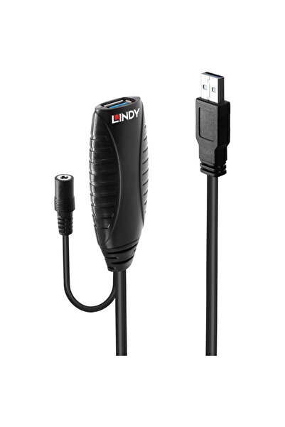LİNDY Cablu prelungitor activ USB 3.2 Gen 1 (negru, 15 metri)