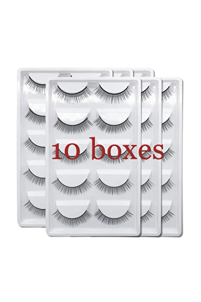 choice2 ١٠ علب ١/٥/١٠ علب رموش تدريبية رموش صناعية للمبتدئين رموش المنك شريط ...