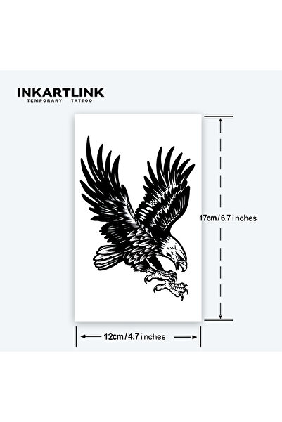 Choice IN-E607 Eagle temporary tattoo sticker, waterproof magic tattoo, lasts...