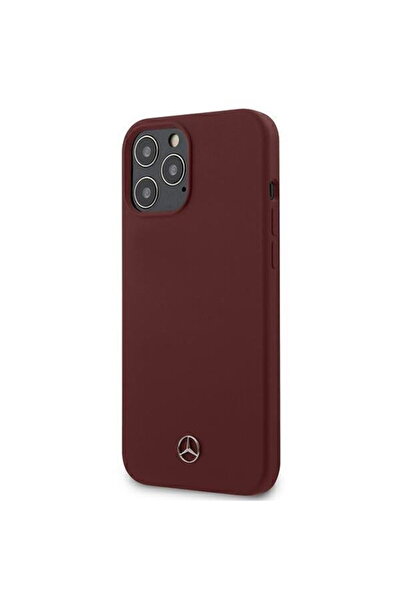 MERCEDES Carcasă rigidă din silicon Line pentru iPhone 12 Pro Max 6,7" neagră...