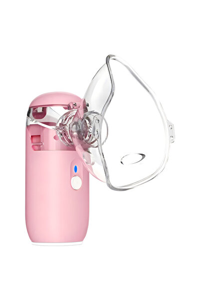 Choice1 Pink Medical Silent Mesh Nebulizer Handheld Asthma Inhaler Atomizer C...