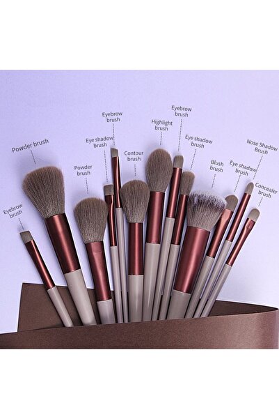 Choice As picture 13 PCS Makeup Brushes Set Eye Shadow Foundation Women Cosme...
