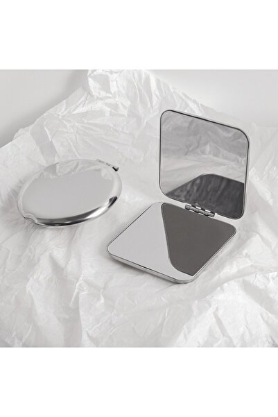 Choice C538-2pcs Foldable Makeup Mirror Portable Double-Sided Mirror Stainles...