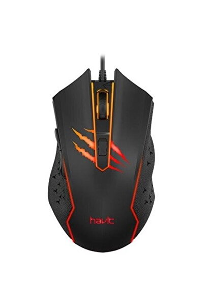 Havit MS1027, RGB, 2400DPI, 6 butoane, 1.6m
