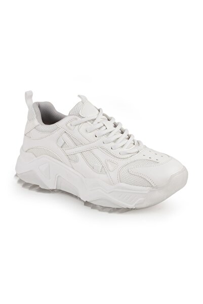 LBR Libero L083.65137 Gray Genuine Leather Women's Sneaker High-Sole Comforta...