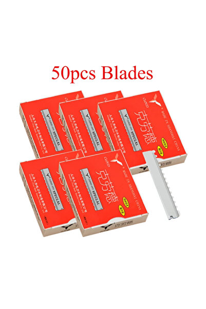 Choice1 C0013A-03-50pcs 50/100pcs Stainless Steel Hair Thinning Razors Blades...