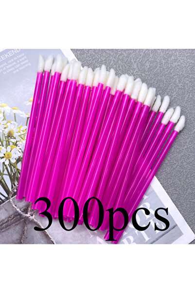 Choice 300pcs LipBrushRose 300pcs Lip Brush Eyelash Wands Applicators Disposa...