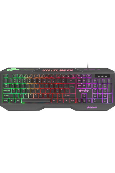 FURY Hellfire 2 Keyboard, USB, Black, Wired