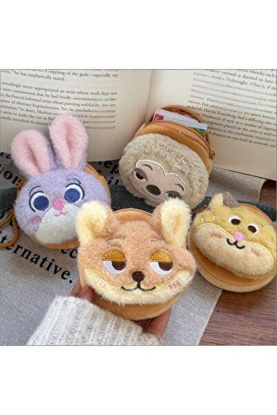 Choice set of 4 pcs Zootopia Judy Nick Coin Purse Pendant Accessory