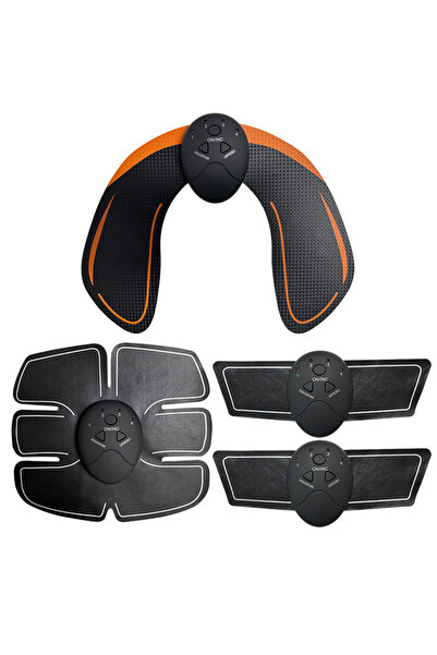 Choice1 جهاز تحفيز العضلات الكهربائي EMS لتقوية عضلات البطن والذراعين والوركي...