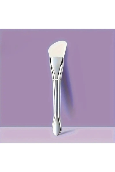 Choice Style 2 1/4 PCS Silicone Facial Mask Brush Soft Head with Scraper Inte...