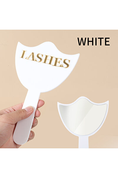 choice2 White Professional Eyelash Extension Mirror - High Definition Glass, ...