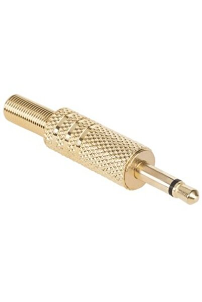 Generic 3.5 MONO TATA METAL GOLD MALE JACK