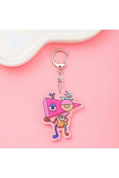 Choice 5 cm 7 1/7Pcs Cartoon The Amazing Digital Circus Acrylic Keychain Acce...