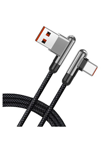 Lito Data Cable with USB Plugs, Type-C 60W, 1m - (LD13) - Black