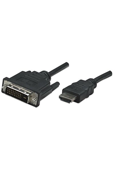 MANHATTAN Cablu monitor HDMI-DVI-D 24+1 M/M 3m negru