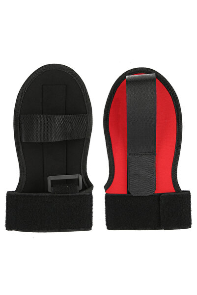 Choice قفازات أصابع سوداء مزودة بإبزيم لاصق، قفازات إضافية ثابتة للتدريب التأ...