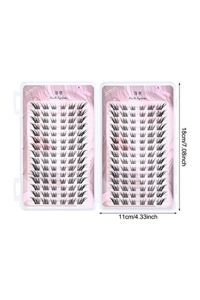 choice2 D 30 صف من الرموش الاصطناعية ثلاثية الأبعاد الرقيقة والناعمة، مجموعة ...