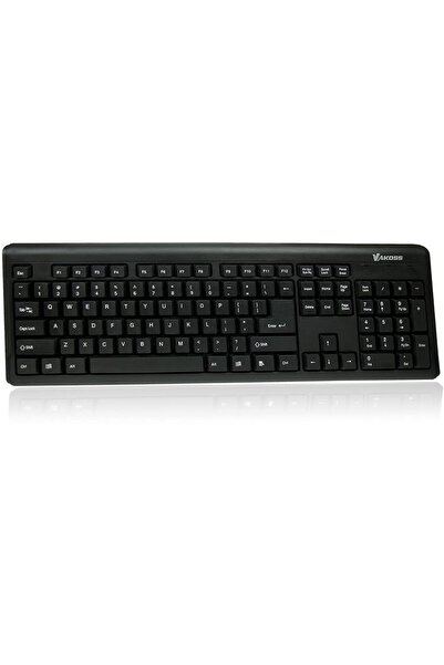 Vakoss Wired keyboard, USB TK-103PK black