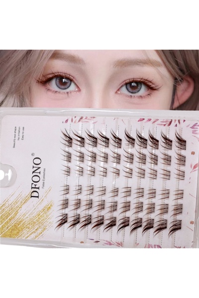 Choice 60 Pcs of Natural Brown Short Su Jie False Eyelashes,Curl Lashes for B...